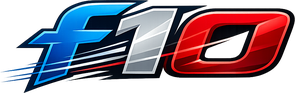 Logo f10 Indonesia pada navigasi masuk
